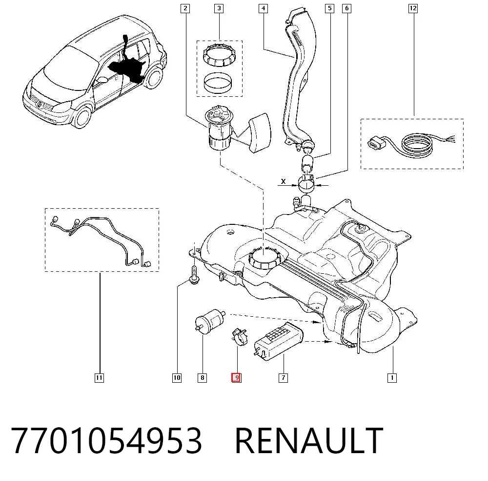 7701054953 Renault (RVI)