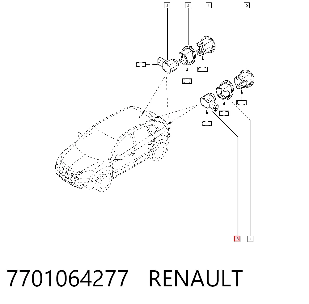 70699088 HB Autoelektrik Передние парктроники