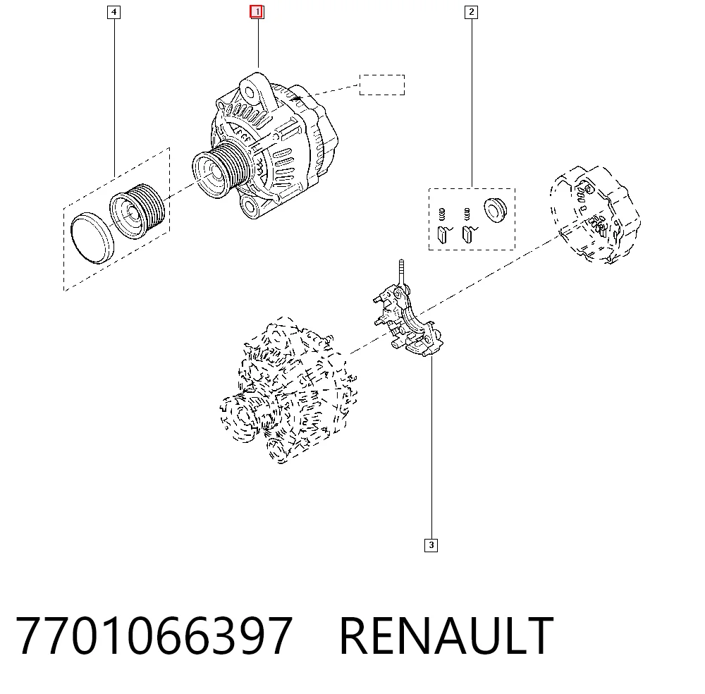 8973089961 Isuzu Генератор автомобильный