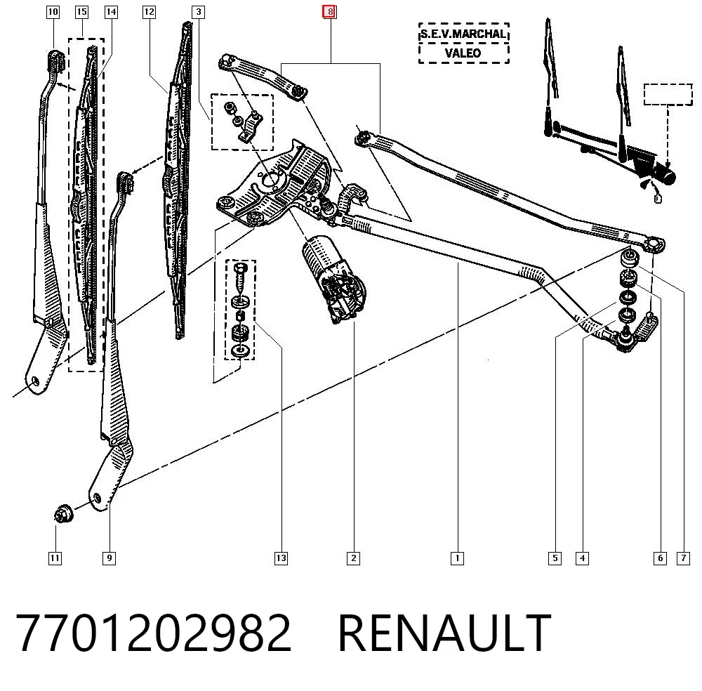 7701202982 Renault (RVI)