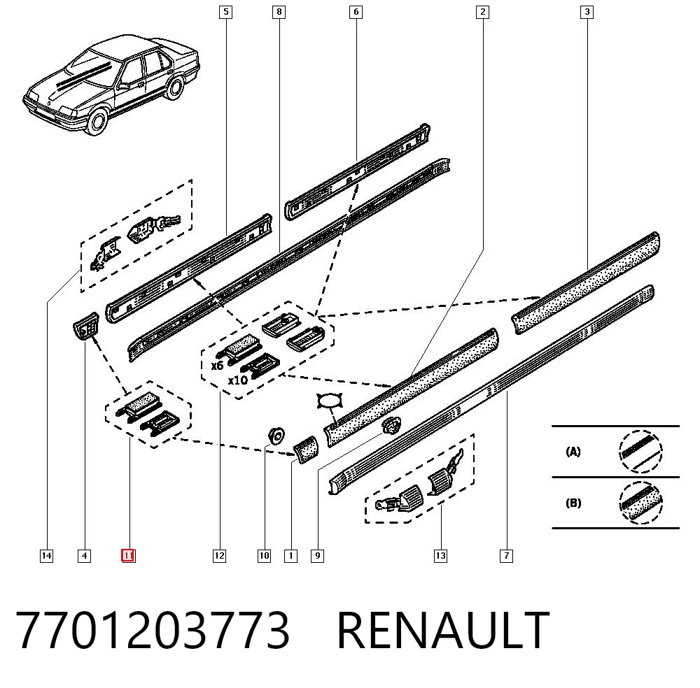 7701203773 Renault (RVI)