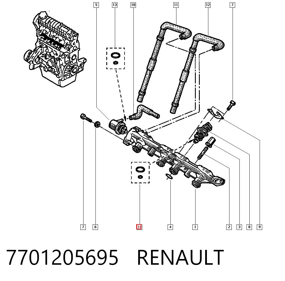 7701205695 Renault (RVI)