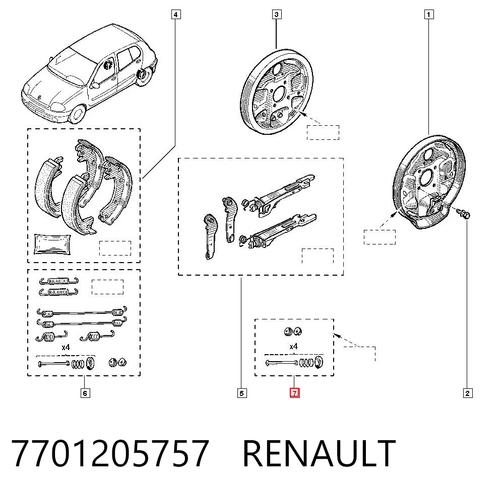 7701205757 Renault (RVI)