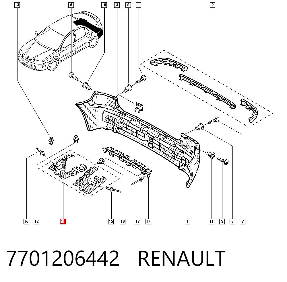 7701206442 Renault (RVI)
