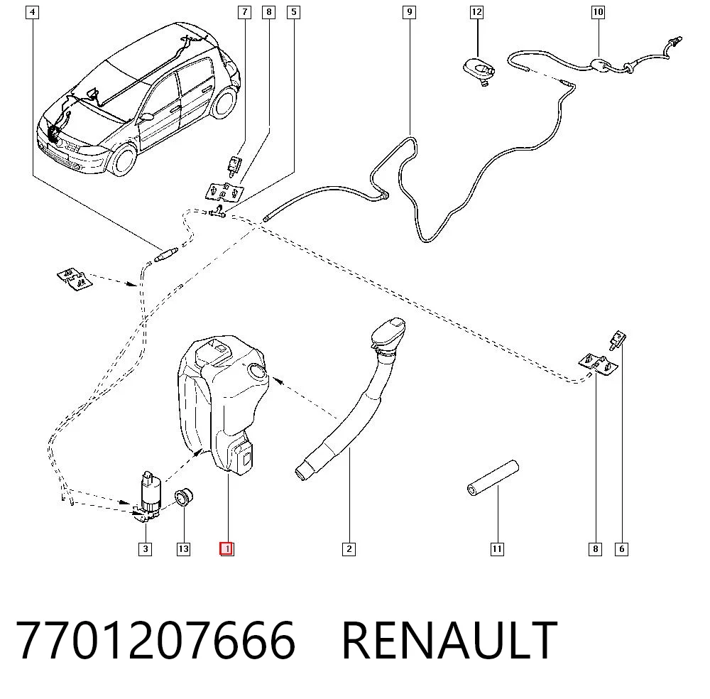 7701207666 Renault (RVI)