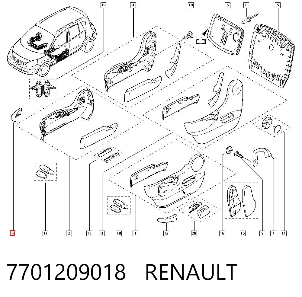 7701209018 Renault (RVI)