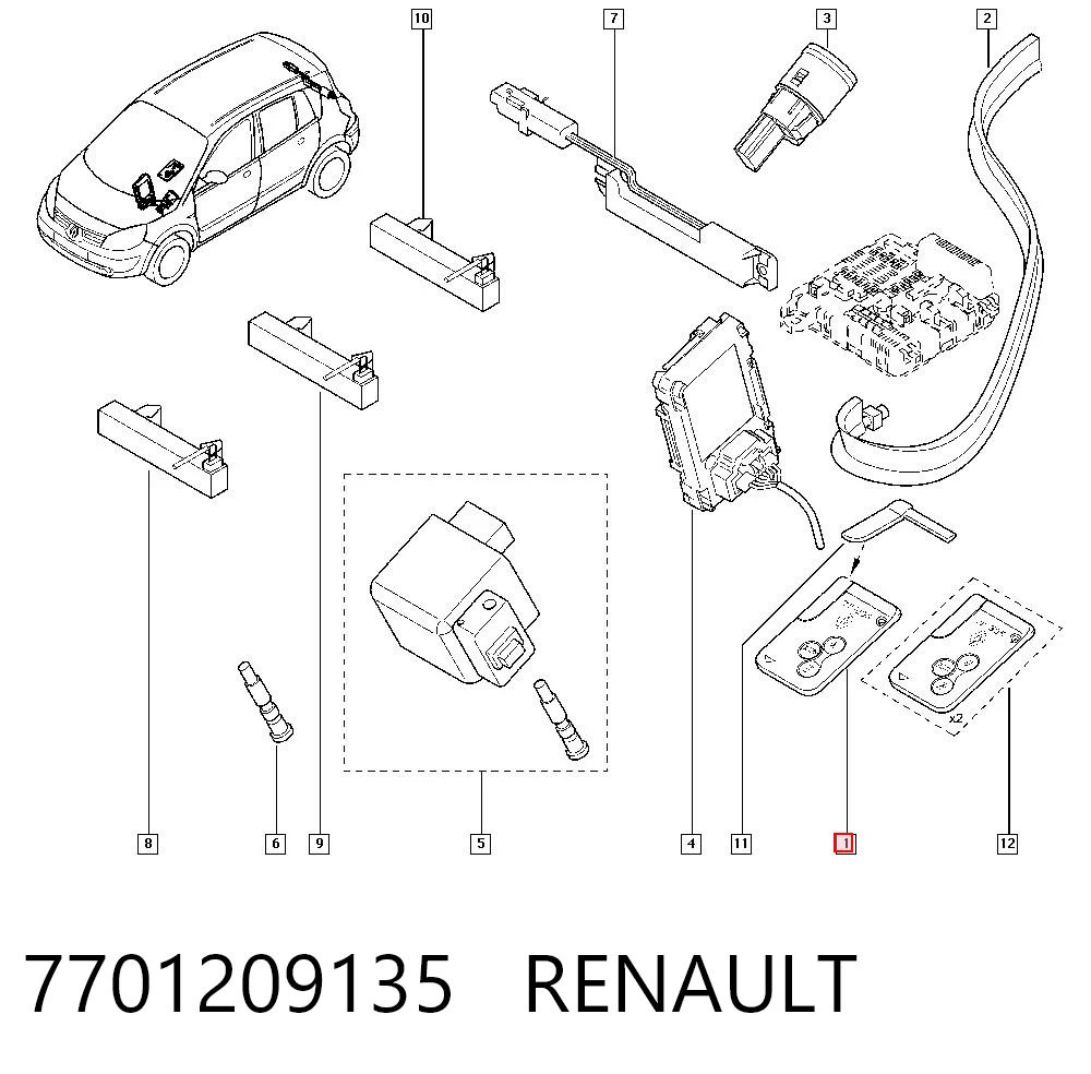 7701209135 Renault (RVI)