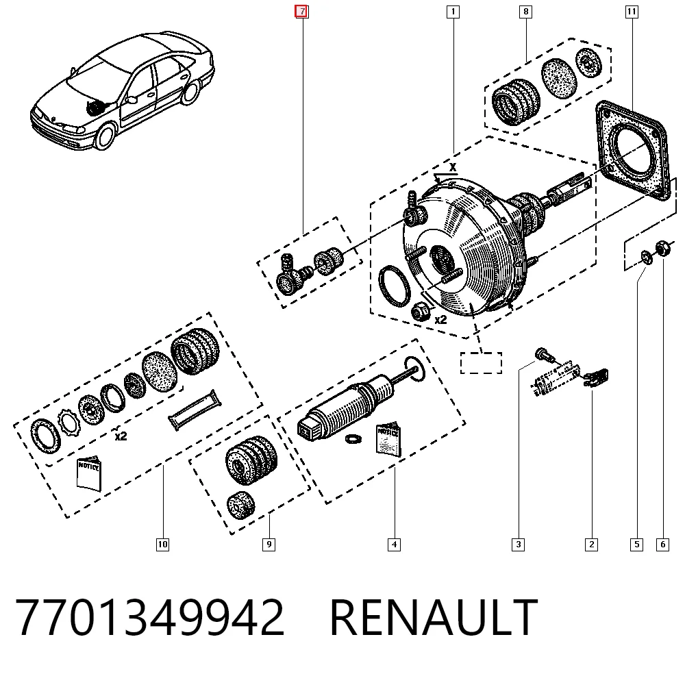 7701349942 Nissan/Infiniti 