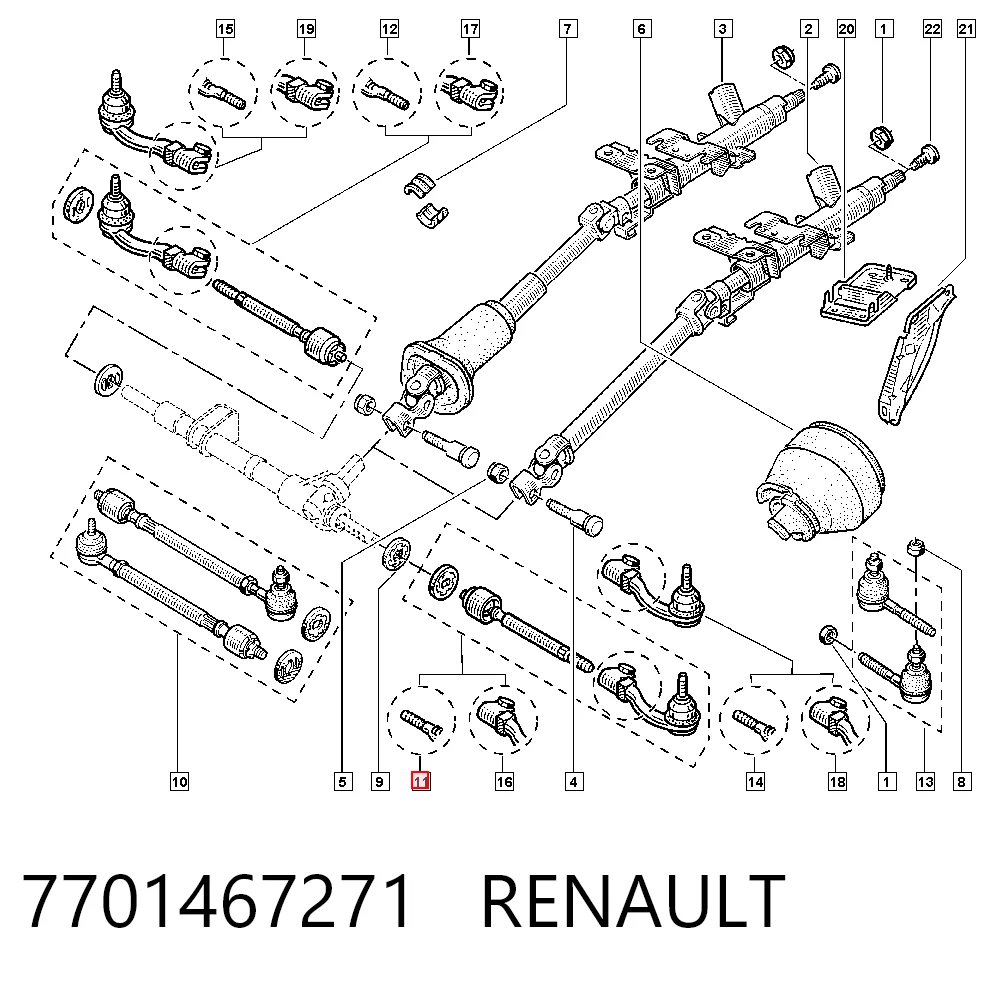 Тяга рулевая в сборе, левая Polcar R702703 цена, от 12.89 USD