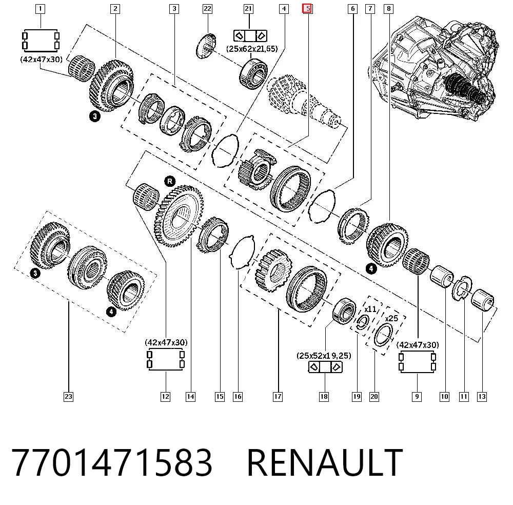 7701471583 Renault (RVI)