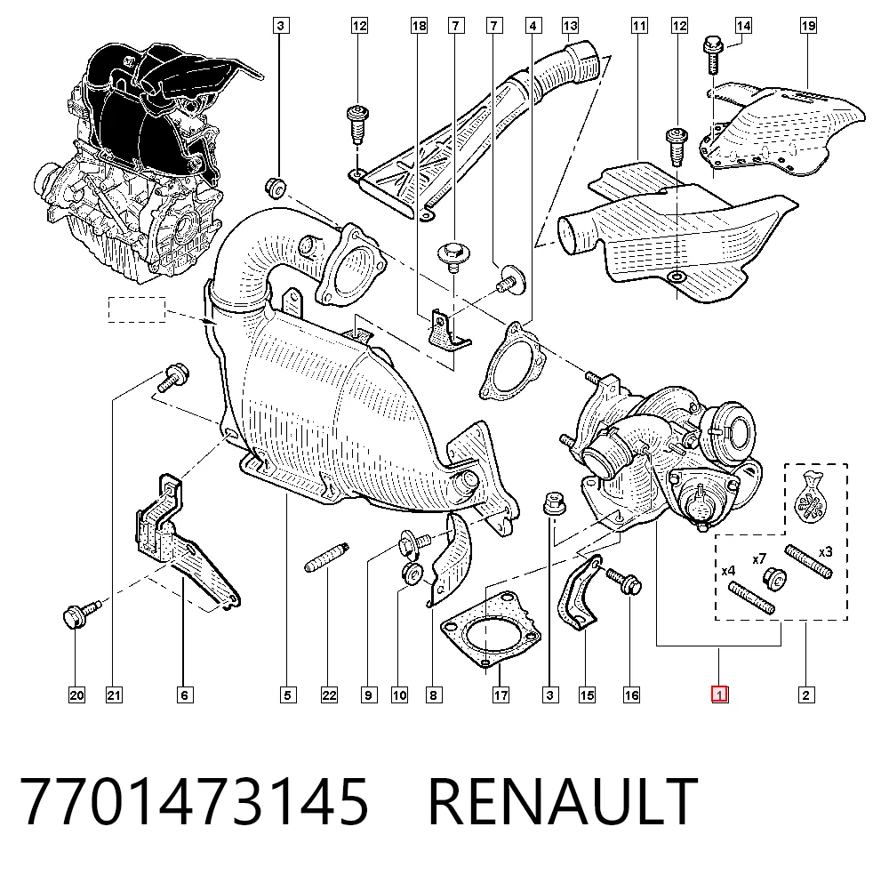 Турбонаддув на Renault Laguna III BT0, BT1