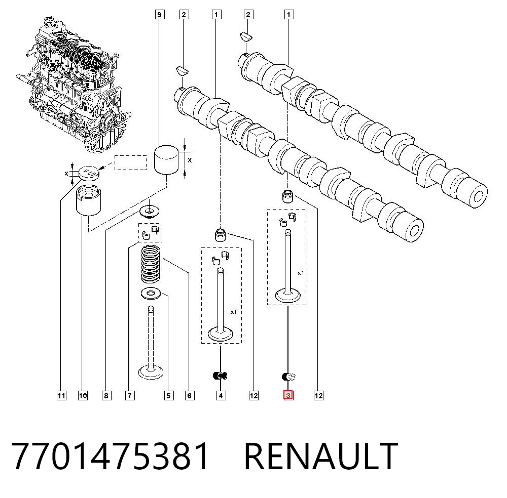 Выпускной клапан 6283RCR Freccia