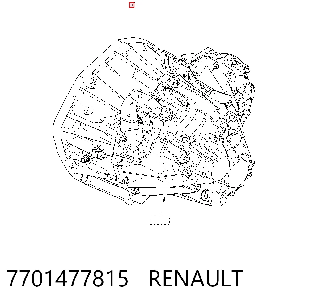 КПП в сборе на Renault Laguna II KG0, KG1