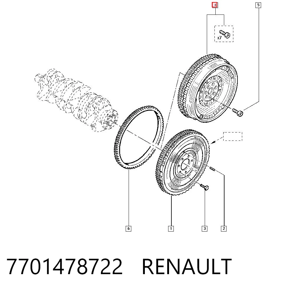 Маховик двигателя Polcar 415041310 цена, от 437.39 USD