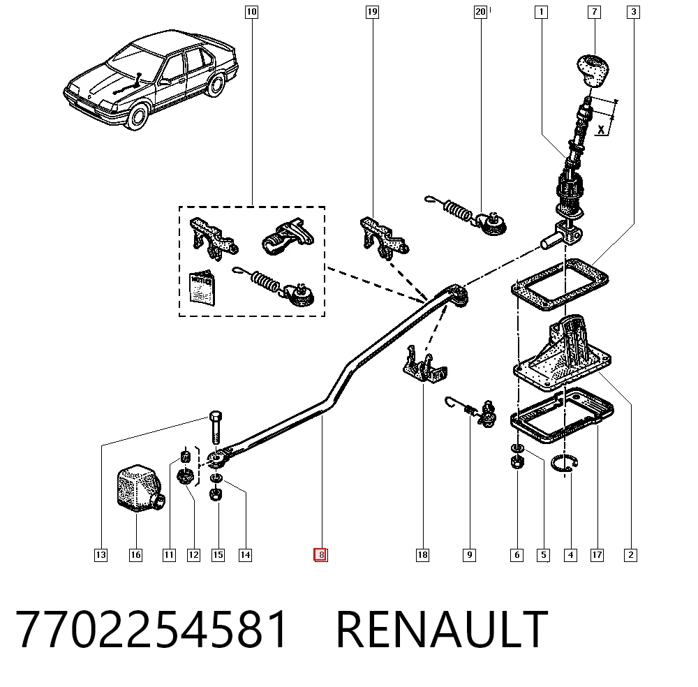7702254581 Renault (RVI)