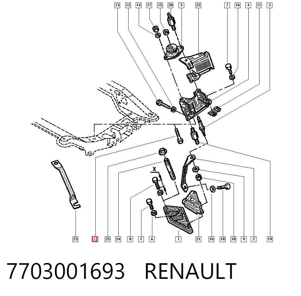 7703001693 Renault (RVI)