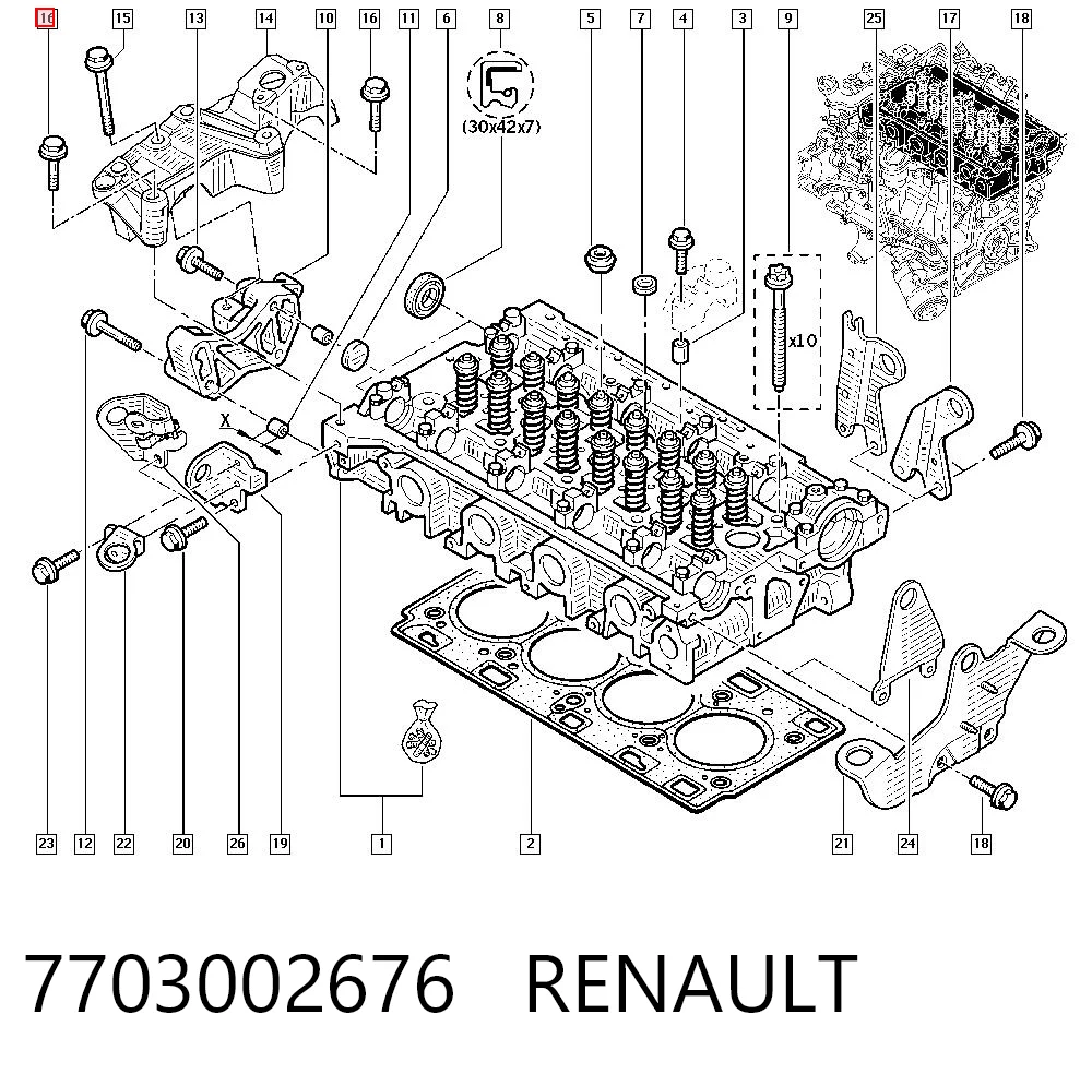 7703002676 Renault (RVI)