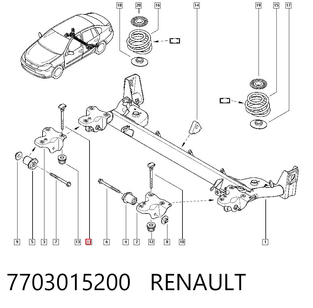 7703015200 Renault (RVI)