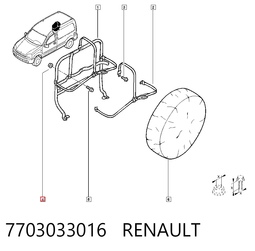 7703033016 Renault (RVI)