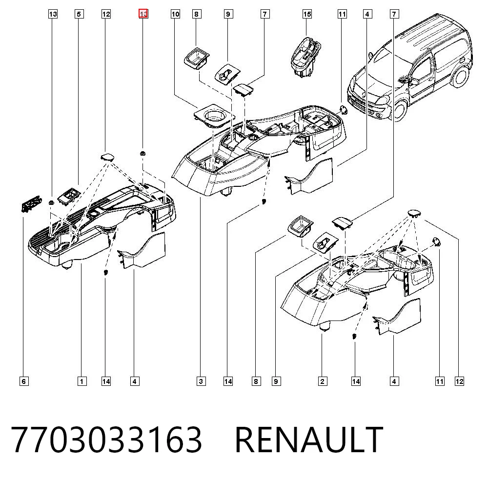 7703033163 Renault (RVI)