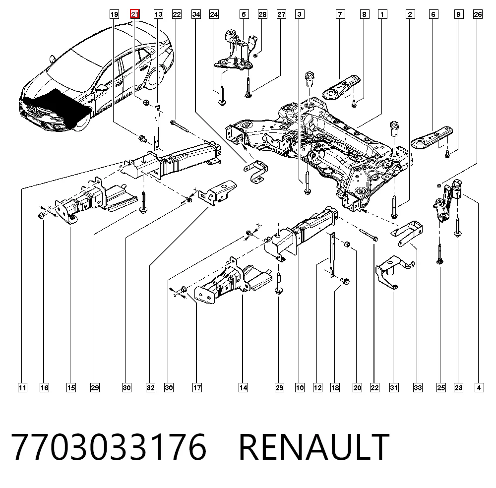 7703033176 Renault (RVI)
