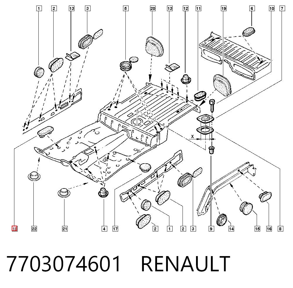 7703074601 Renault (RVI)