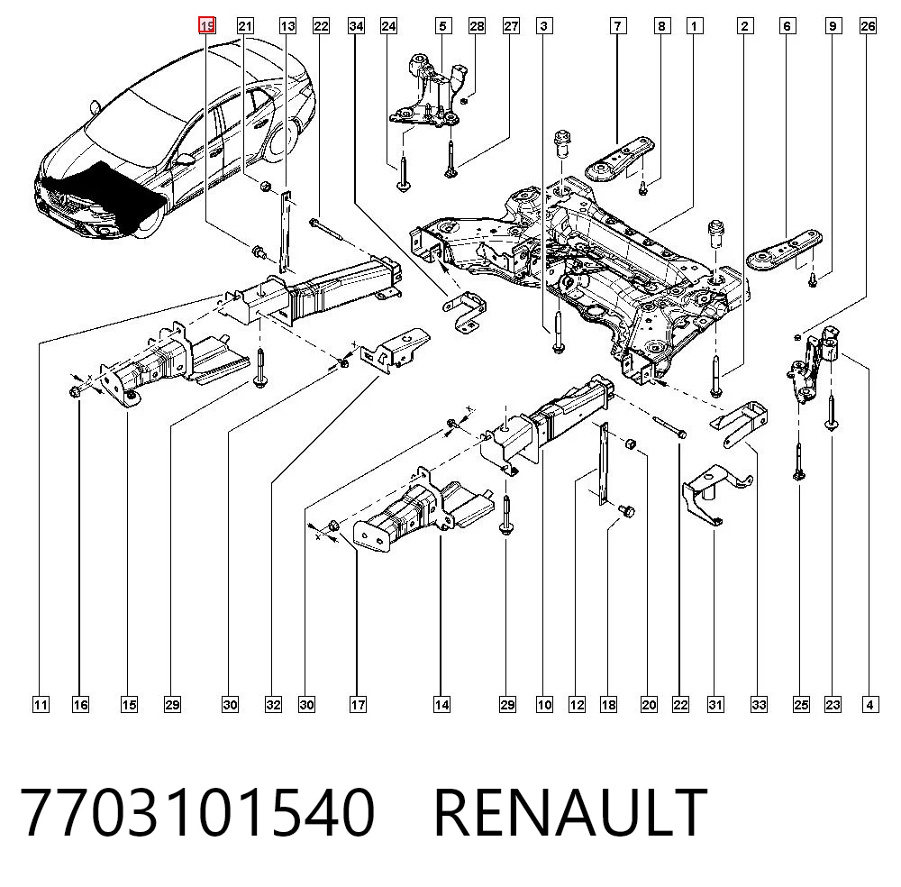 7703101540 Renault (RVI)