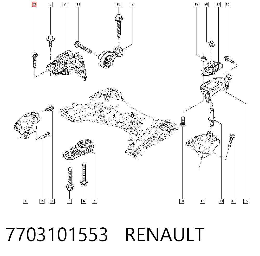 7703101553 Renault (RVI)