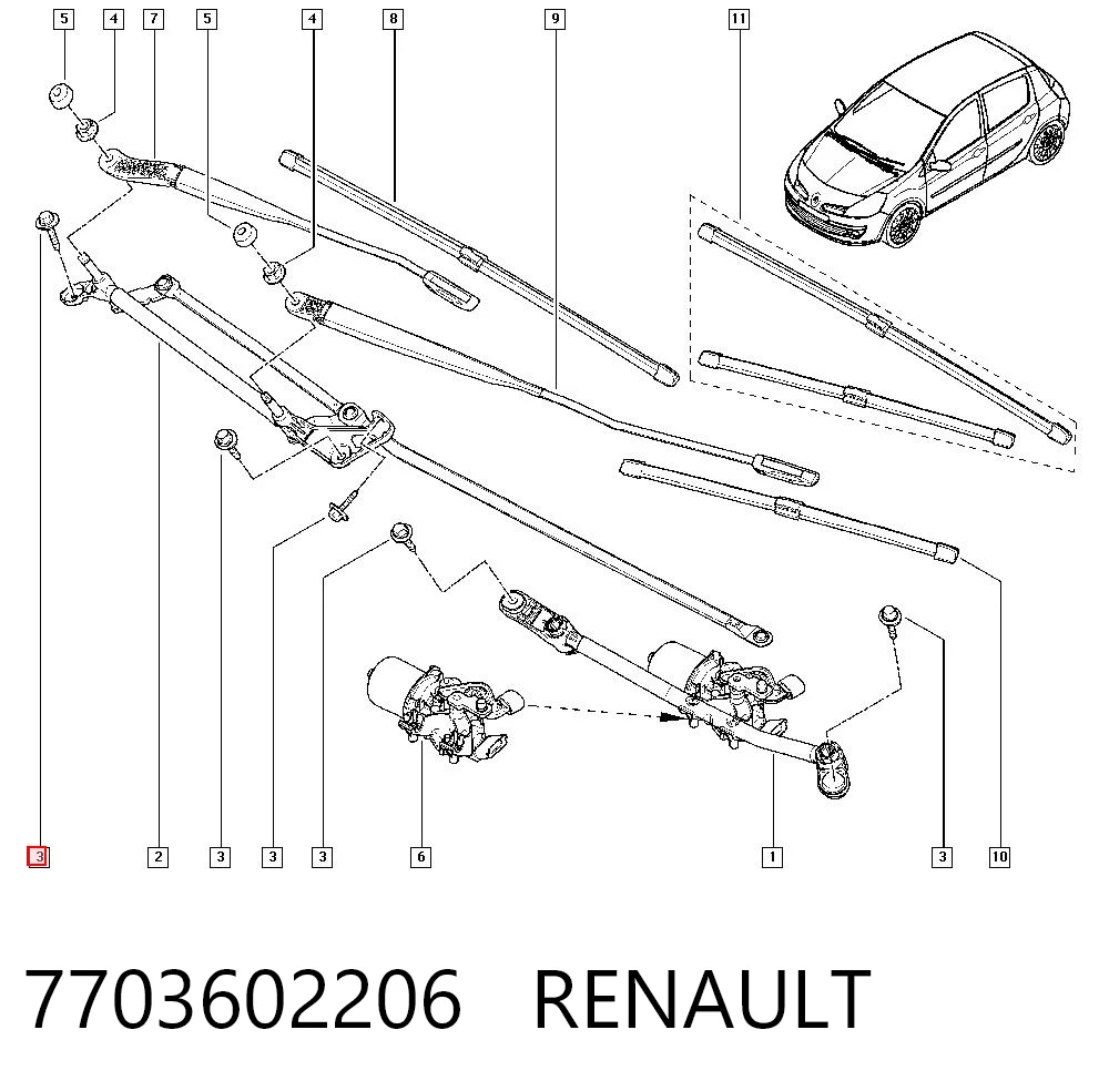 7703602206 Renault (RVI)