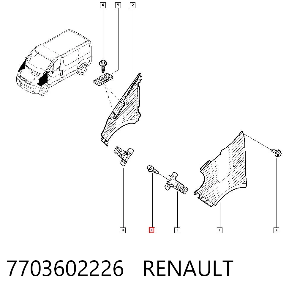 7703602226 Renault (RVI)