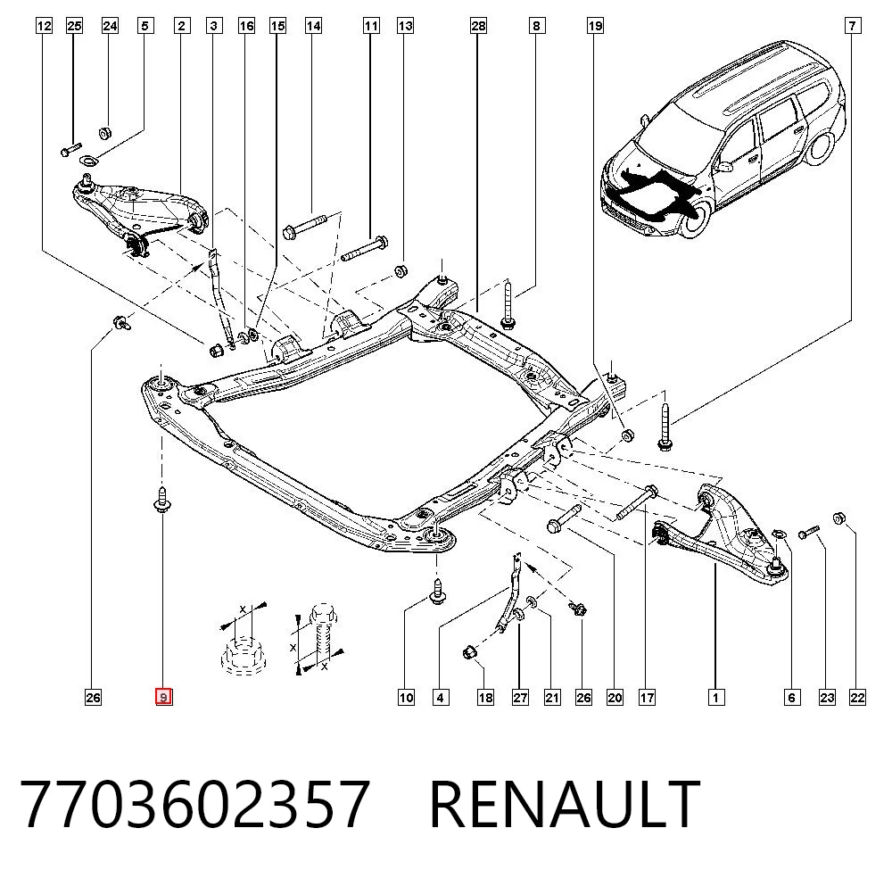 7703602357 Renault (RVI)
