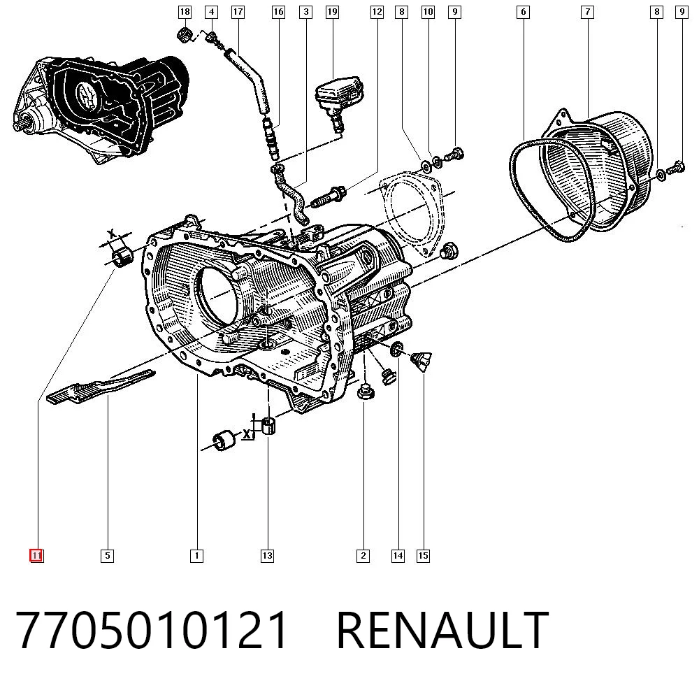 7705010121 Renault (RVI)