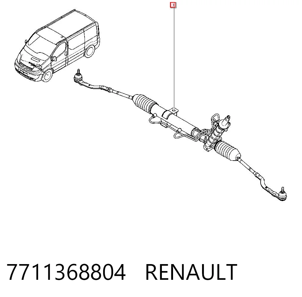 7711368804 Renault (RVI) Управление рулевое в сборе
