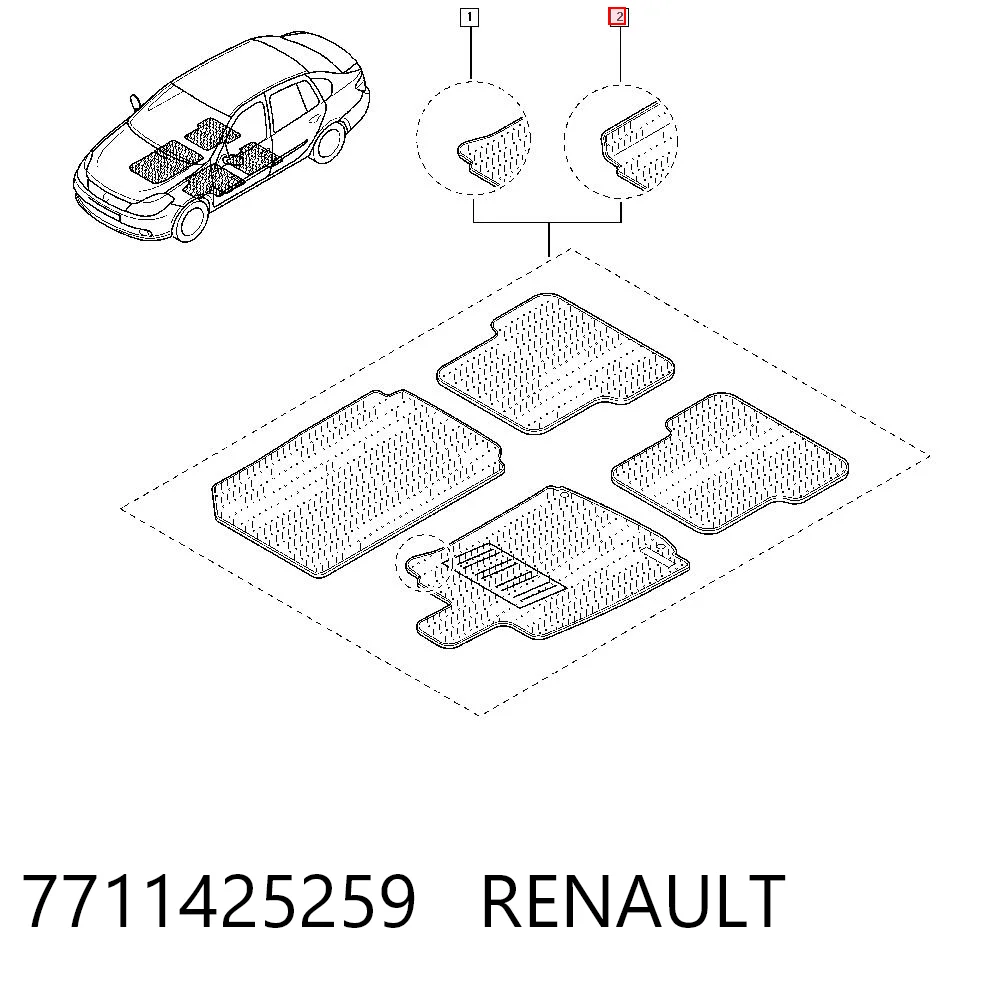 7711425259 Renault (RVI)