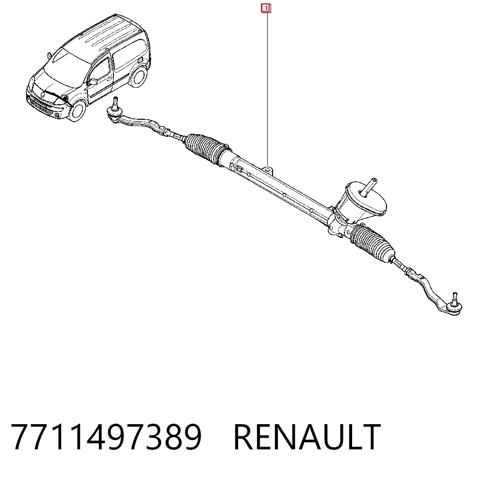 7711497389 Renault (RVI) Управление рулевое в сборе