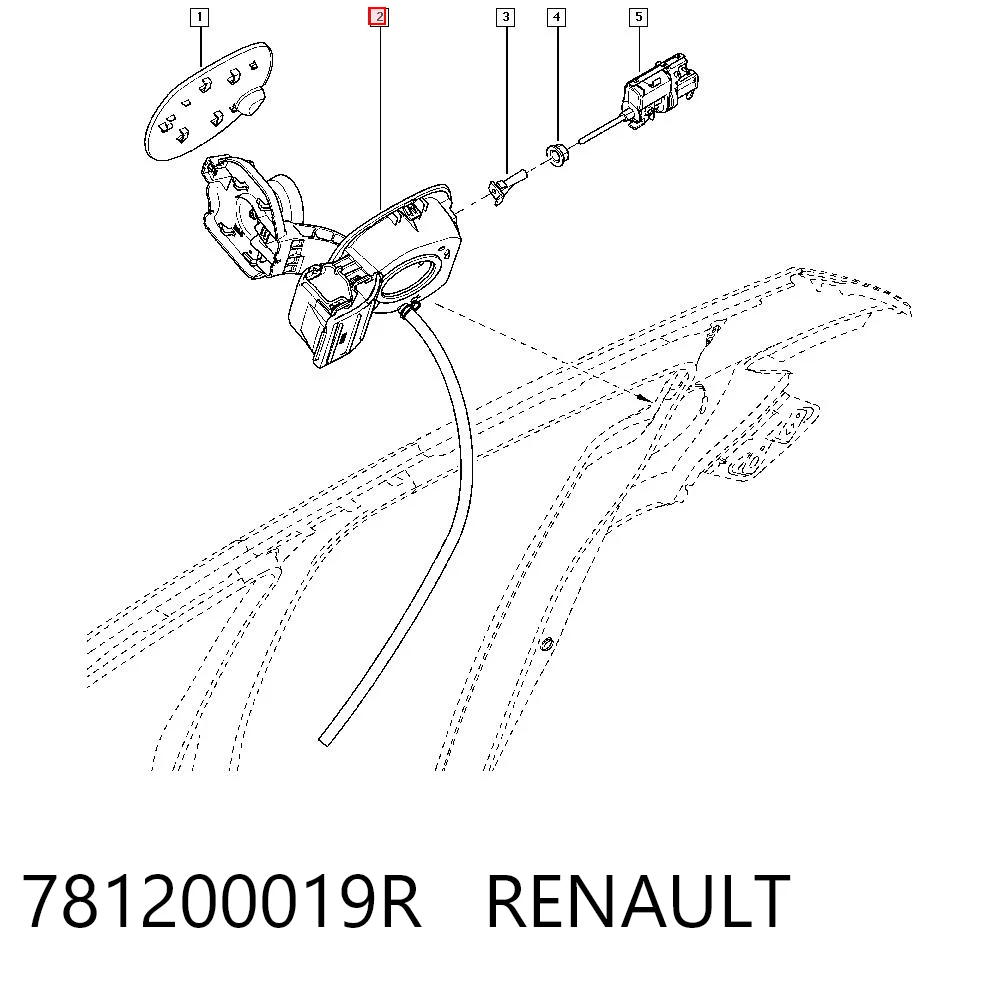 781200019R Renault (RVI) Шланг заливной горловины, топливного бака