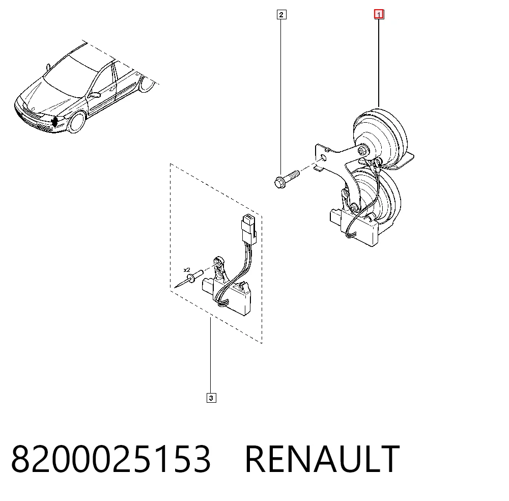 Реле указателей поворотов на Renault Laguna II BG0, BG1
