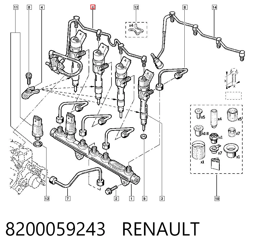 Купить 3343698 Volvo Передний трос ручника