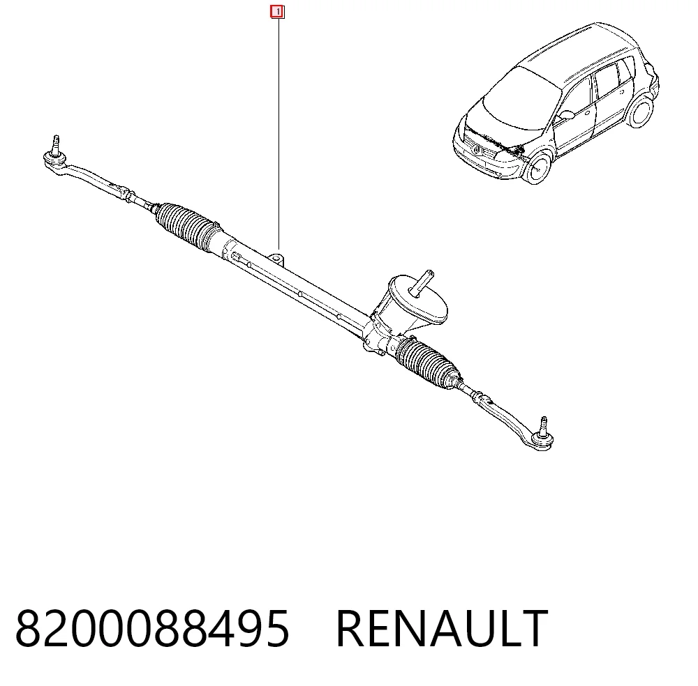 8200088495 Renault (RVI) Управление рулевое в сборе