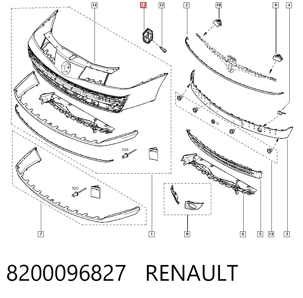 8200096827 Renault (RVI)