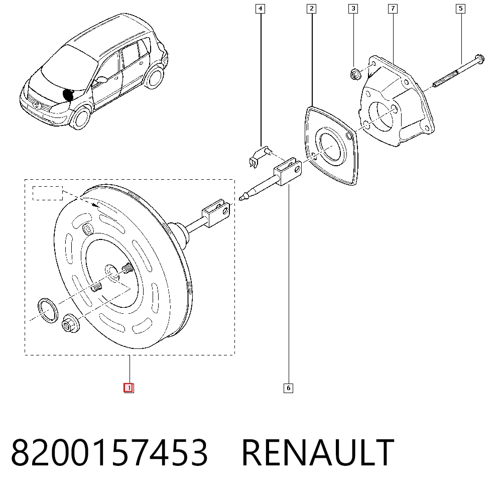 Вакуумник Renault Megane II седан (LM0, LM1) (2003 - 2012) цена, от 15.56 USD