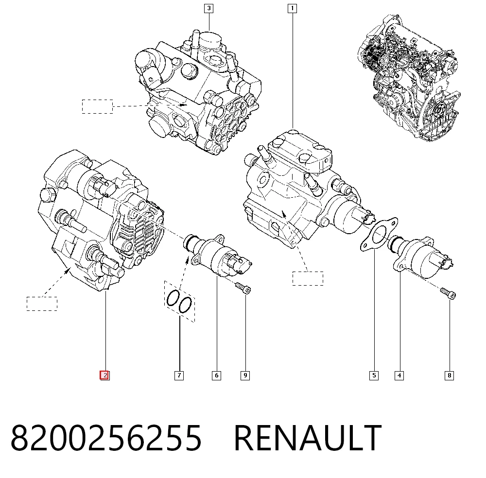  ТНВД Renault Scenic 2