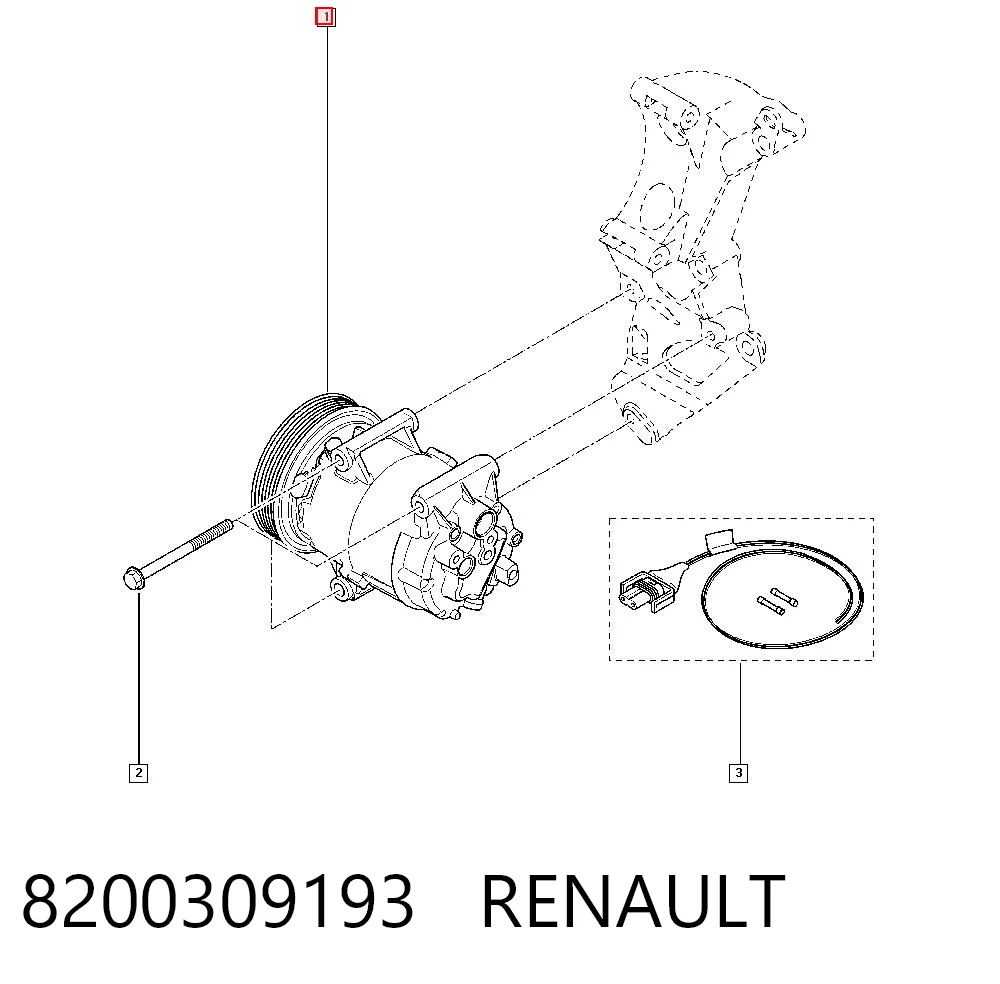 8200309193 Renault (RVI) Компрессор хладагента