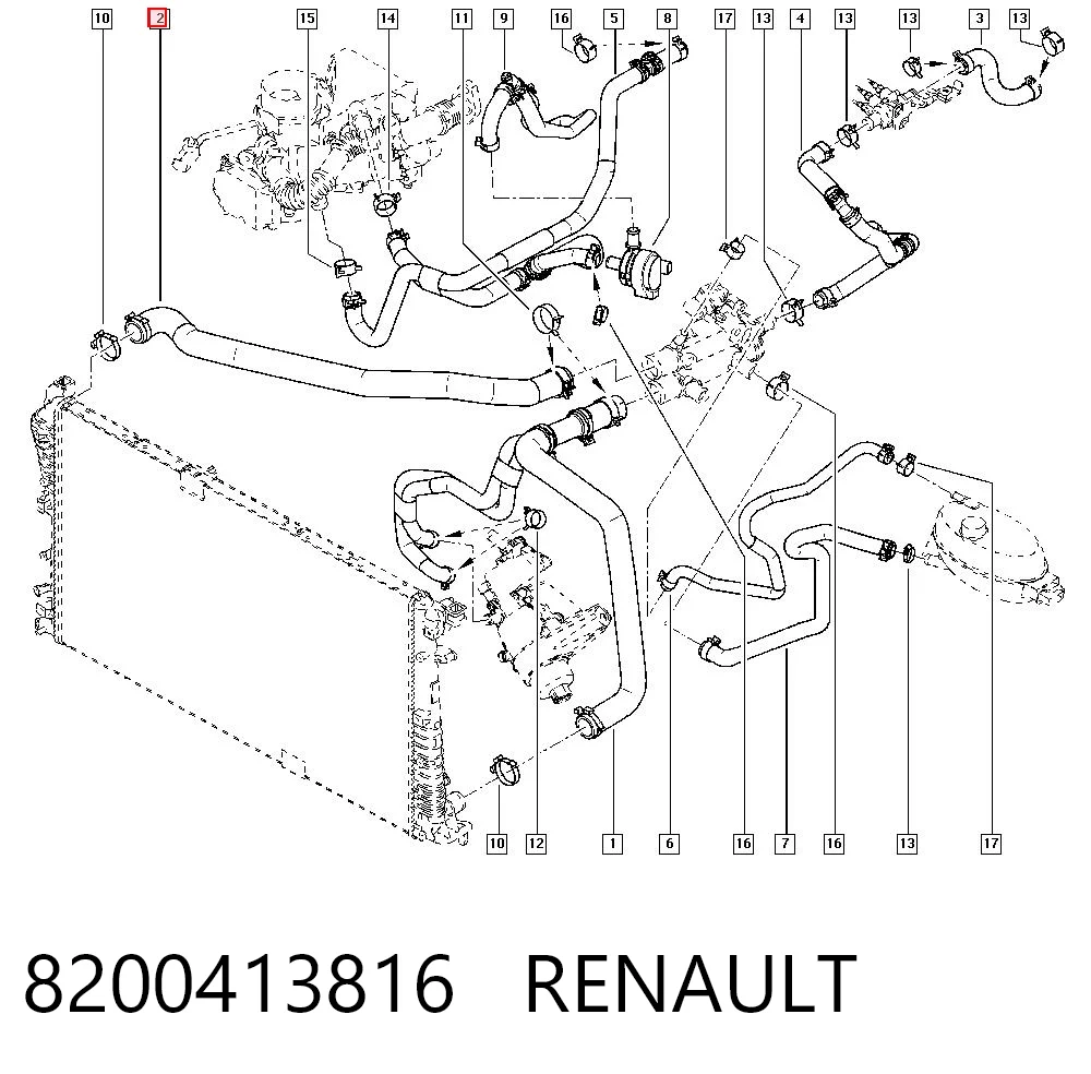 8200413816 Renault (RVI)