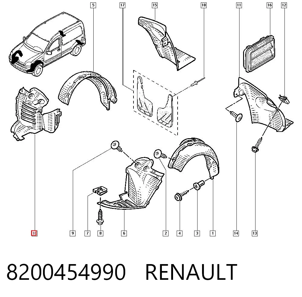 8200454990 Renault (RVI)