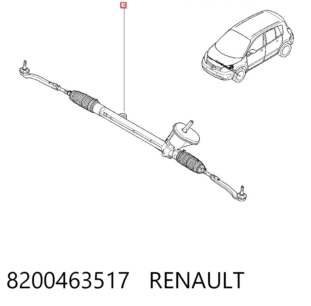 8200463517 Renault (RVI) Управление рулевое в сборе