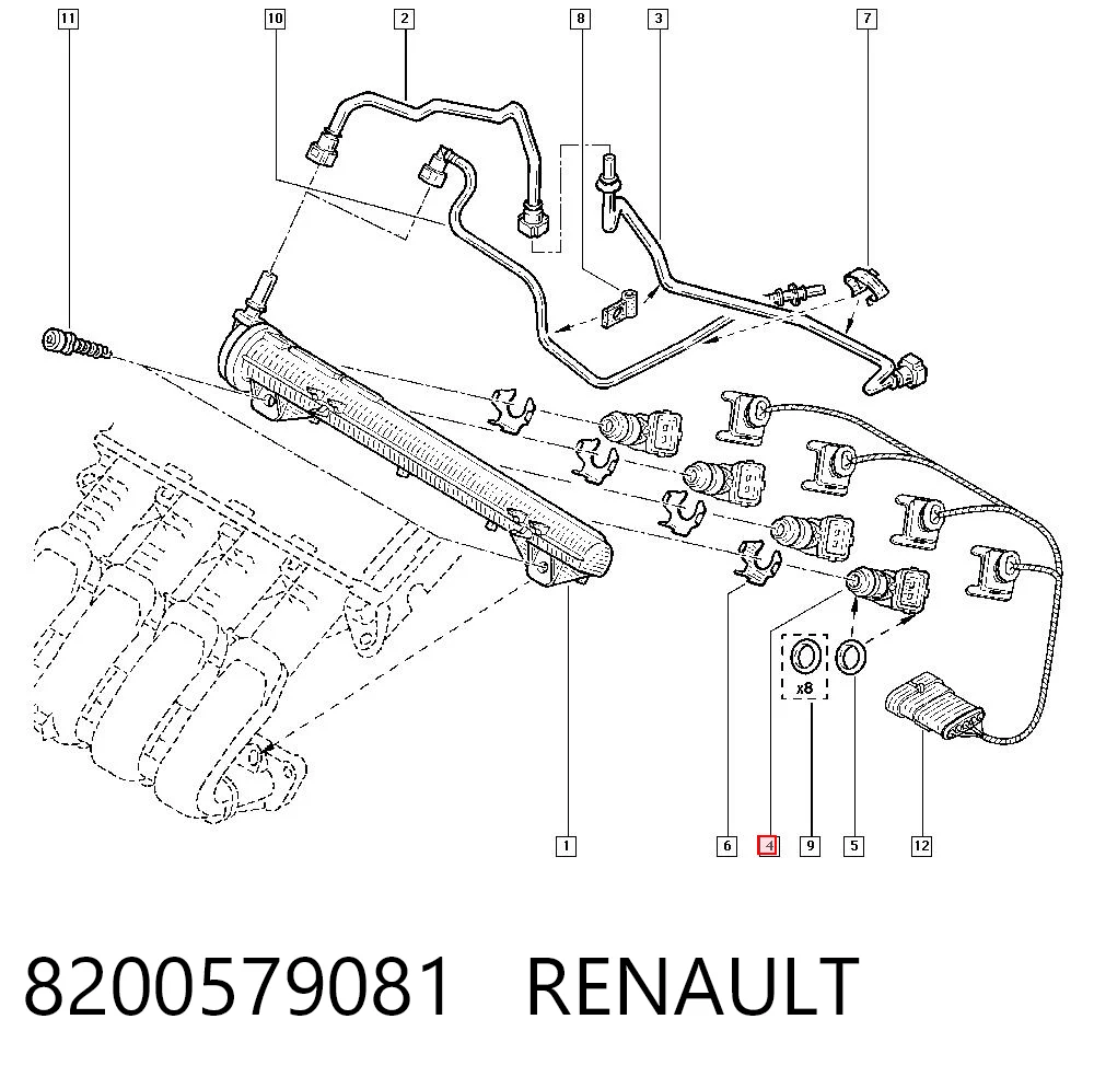 348206 VALEO Топливные форсунки