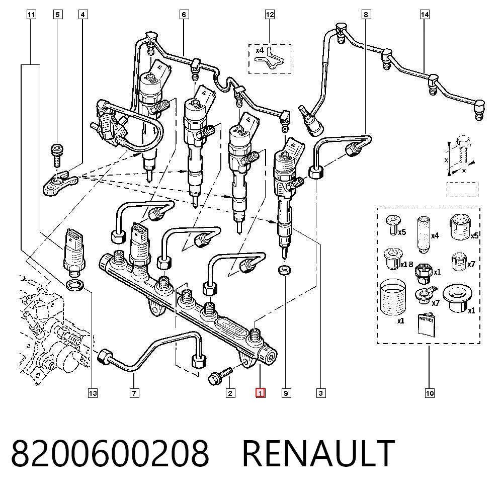 8200600208 Renault (RVI) Манометры