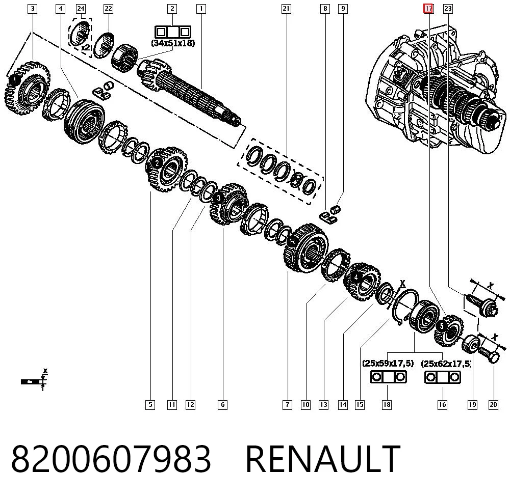 8200607983 Renault (RVI)