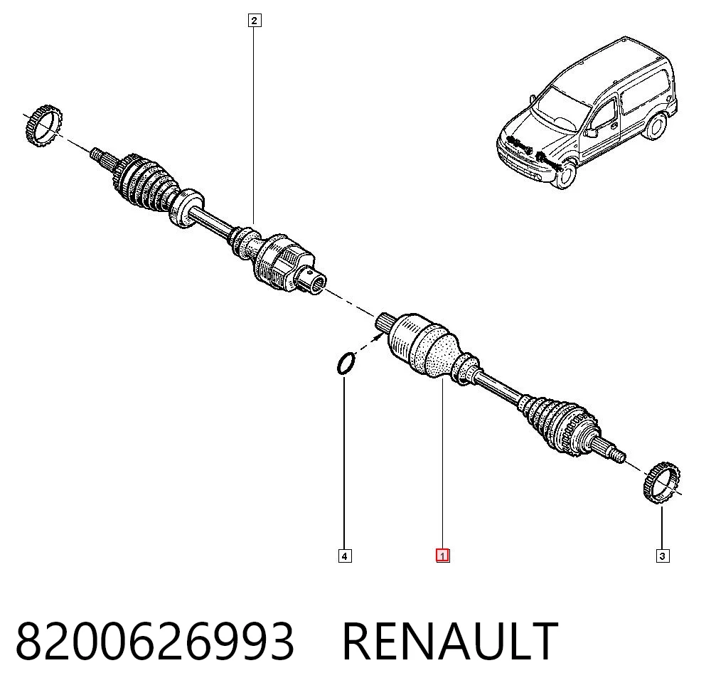 Левая полуось Magneti Marelli TDS0136
